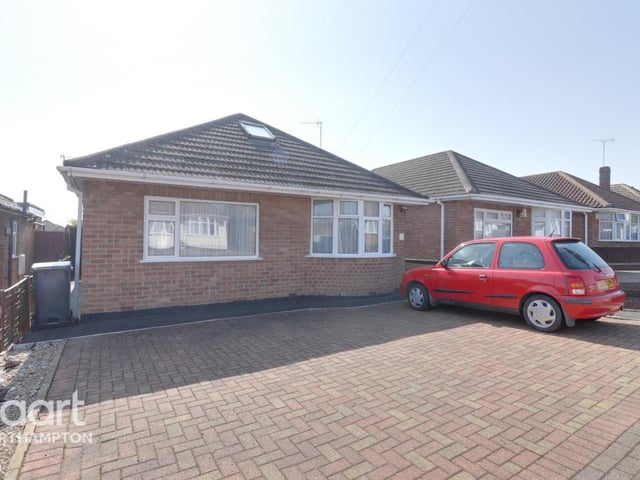 Three bedroom bungalow on the market with haart and Rightmove, with offers over £325,000