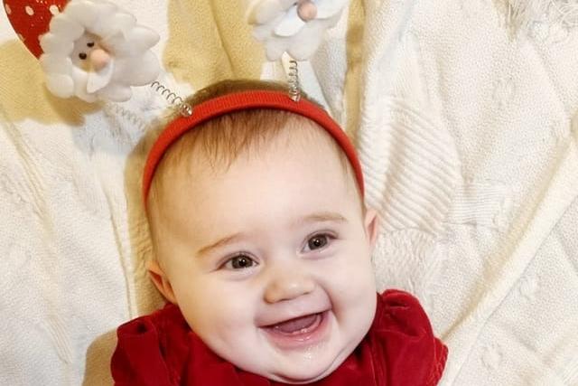 Iylah-Mae's first Christmas.
