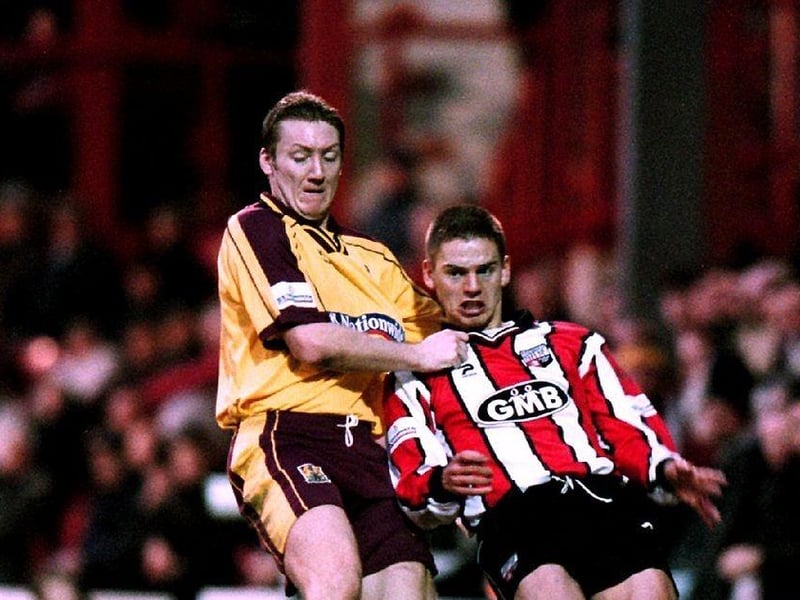 Steve Howard left Northampton Town at the end of the 2000/01 season and eventually played Premier League football with Derby County, scoring in a defeat at Manchester United.