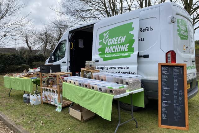 Green Machine Refill is a mobile, zero-waste and plastic-free refill service, offering high quality dried foods and liquid cleaning products to customers’ doorsteps.