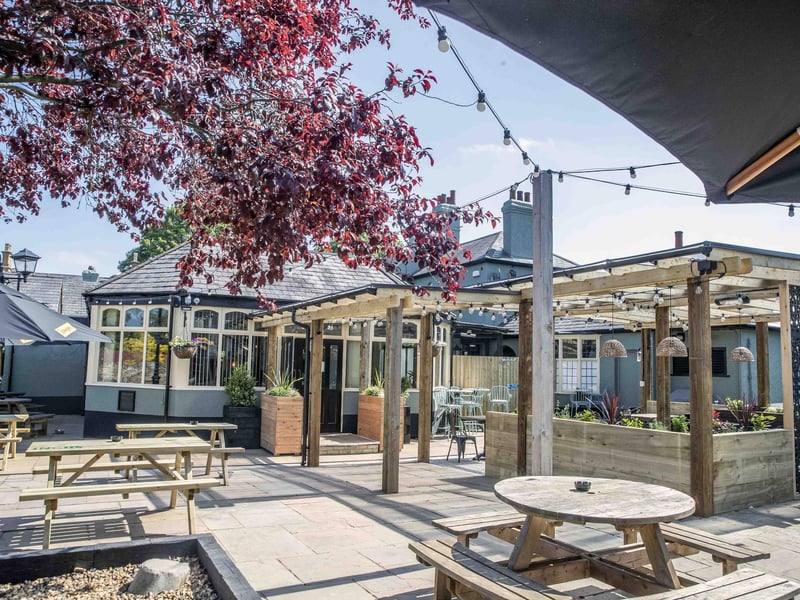 The Harlestone Road pub's garden has had a stylish makeover