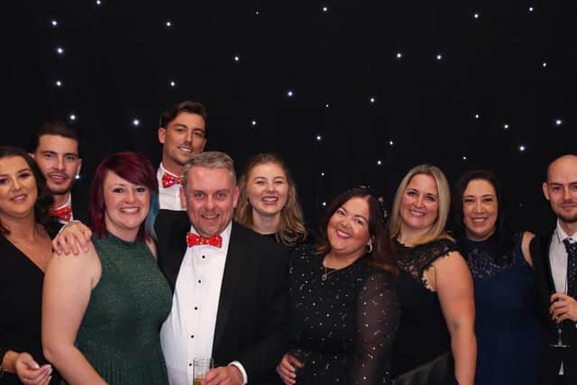 The Panther Logistics team at the Over The Wall charity gala dinner.