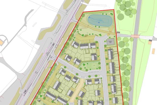 Here's a site plan