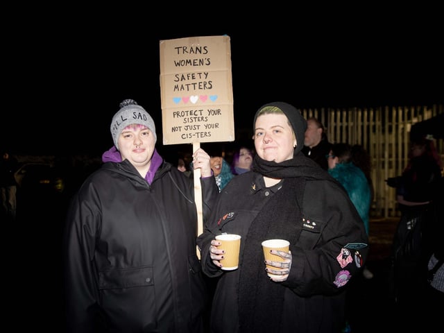 The event took place in Northampton on Friday November 2024 and saw dozens of activists march for an end to violence against women and girls.