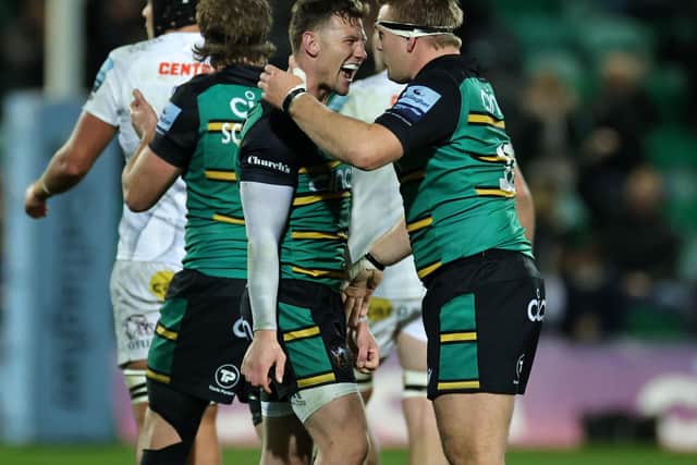 Saints beat Exeter earlier this season