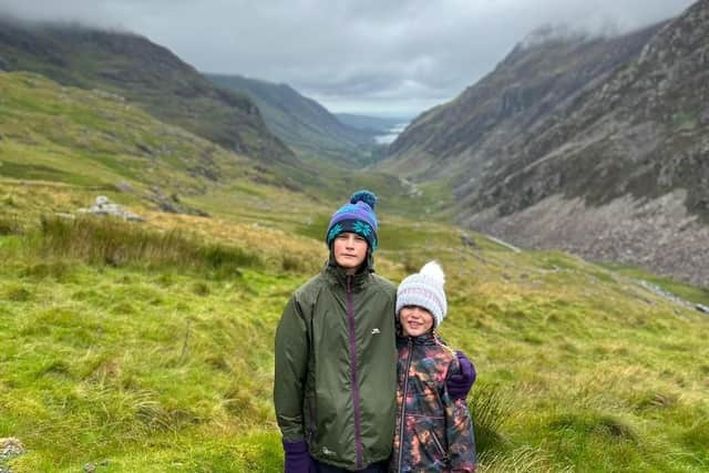 Callum and Imogen Taylor, aged 12 and nine.