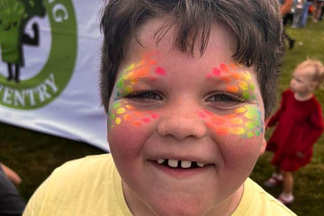 Emma’s youngest son, eight-year-old Frankie, pictured.