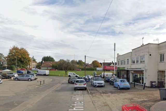 The incident happened in Whitehills Way, close to its junction with Harborough Road.