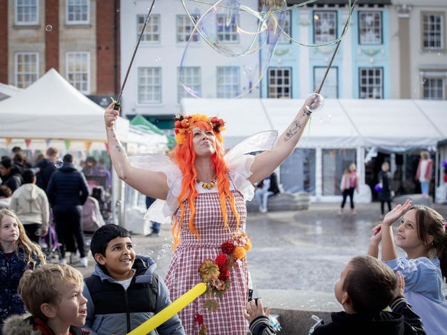 The Northamptonshire Day celebrations took place in Northampton Market Square on Saturday, October 25