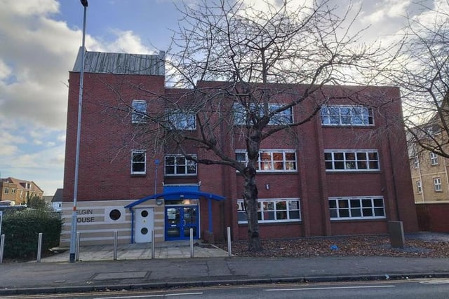 The three storey office building in Billing Road is on the market for £16,250 per month