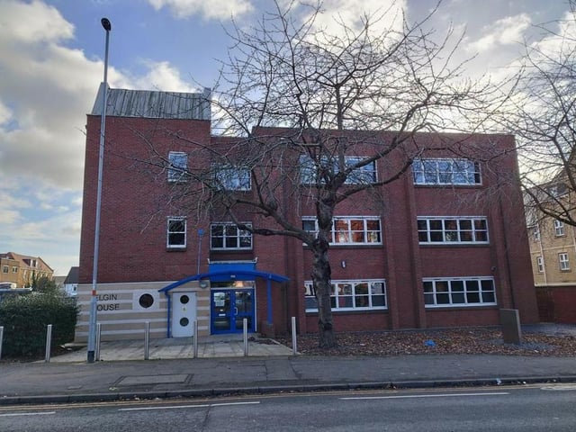 The three storey office building in Billing Road is on the market for £16,250 per month