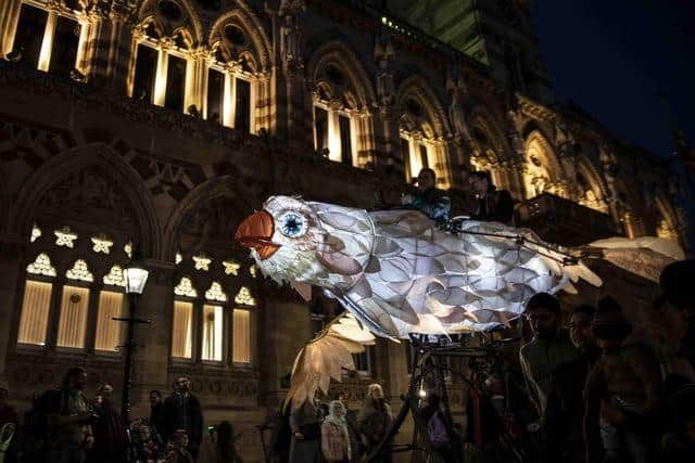 The festival of lights in Northampton town centre in 2022.