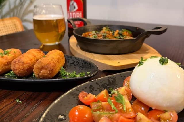 Food has now been introduced at The Vault, with a wide range of options across their sharing boards and tapas small plates menu.