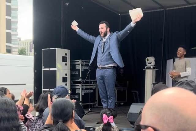 The magician gained his prestigious Magic Circle accreditation at the start of June, following six months of hard work and preparation leading up to the exam.