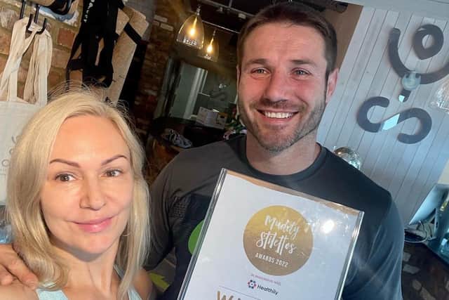 Award-winning business owners Kristina Rihanoff and Ben Cohen.