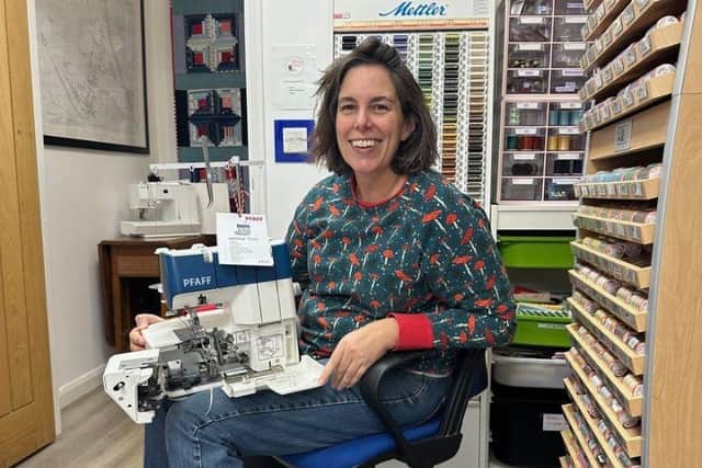 Stitching Kitchen, located in Top Station Road, Brackley, grew from humble beginnings to an established creative hub after being founded by Hannah Thompson.