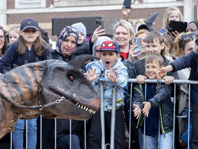 Dinosaur Day, Northampton Market Square.