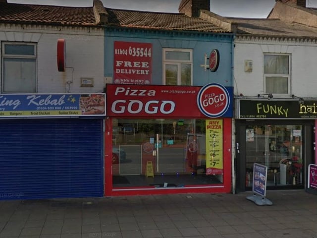 Pizza Go Go at 108 Wellingborough Road. Last inspected: 24 October 2018