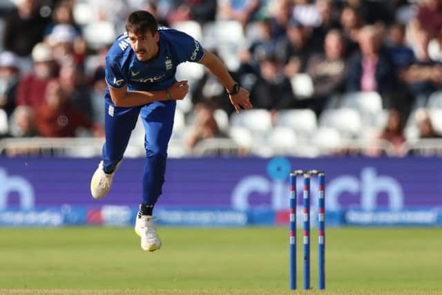 England fast bowler George Scrimshaw has signed for Northants (Photo by Nathan Stirk/Getty Images)