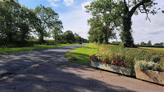By Road from Denton to Horton facing south west
