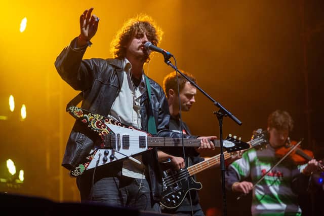 Fat Dog on stage at Shambala Festival, Friday, August 22, 2025. Photo by David Jackson