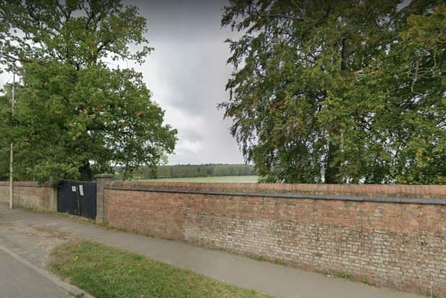 Where the development could be built in London Road, Towcester. Photo: Google.