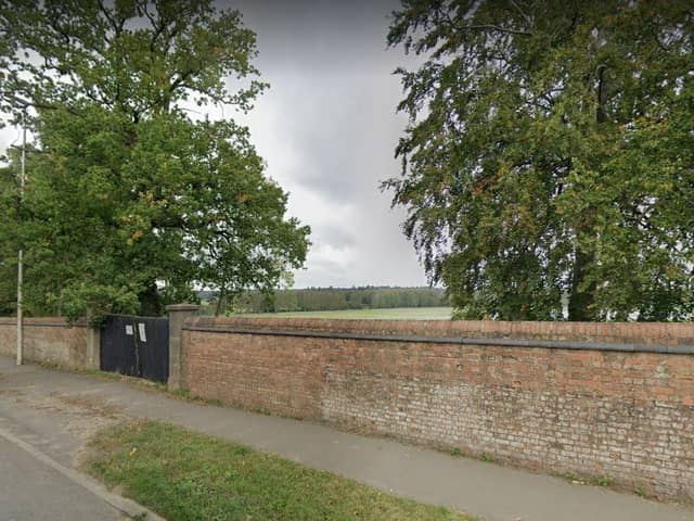 Where the development could be built in London Road, Towcester. Photo: Google.