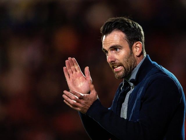 Northampton (h), Crewe (h), Gillingham (a), Grimsby (h), Harrogate (a), Stevenage (a), Newport (h), Colchester (h), Walsall (a). Points per game of remaining opponents: 1.44