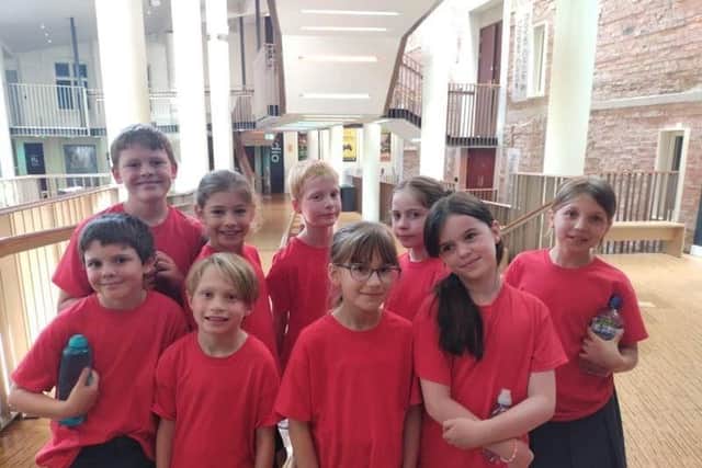 Pupils from Milton Parochial Primary School had the best time!