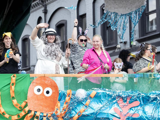 An explosion of joyous colour took over Northampton during the carnival on Saturday June 14.