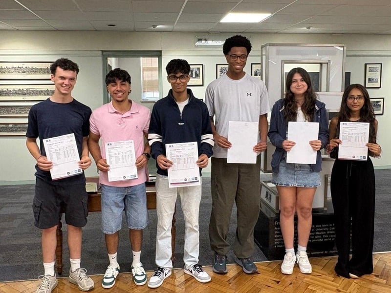 Some of our Oxbridge and straight A* students at Northampton School for Boys