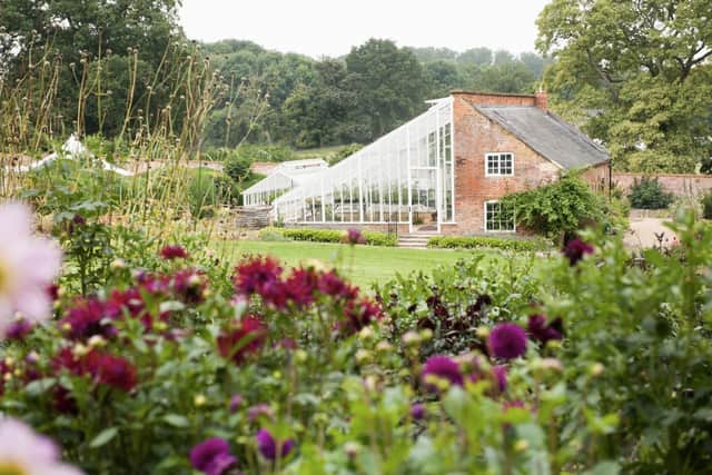 The gardens at Kelmarsh Hall