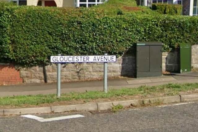 The incident happened in Gloucester Avenue.