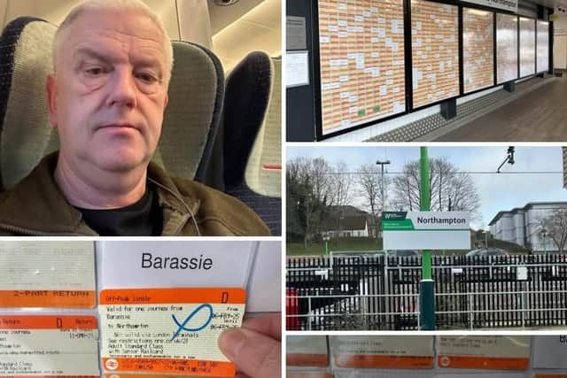 Writing in the popular Dull Men’s Club Facebook page, Neil Hughes (pictured) described how he decided to make the journey after discovering his local station’s ticket was missing. Credit: Neil Hughes