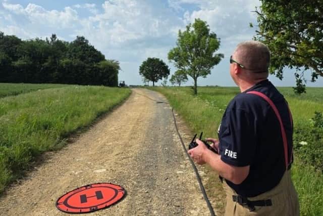Firefighters from Northamptonshire Fire and Rescue Service (NFRS) have successfully completed specialist drone training