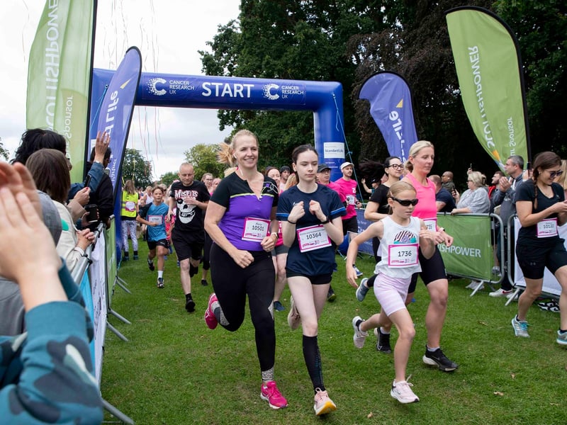The 3k, 5k and 10k events took place in Abington Park on Sunday July 30, 2023.