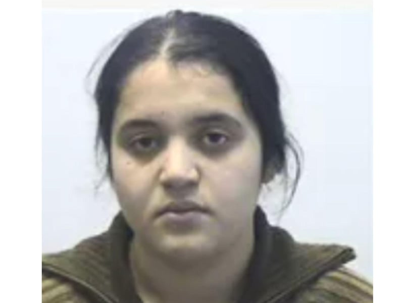 Roxana Paun approached a member of the public in St Peter's Way car park, in Northampton in 2020, and allegedly stole their watch before speeding off in a car and causing injury to the victim. Her whereabouts are unknown but she is Romanian has links to Birmingham, Germany and Badalona (Spain)