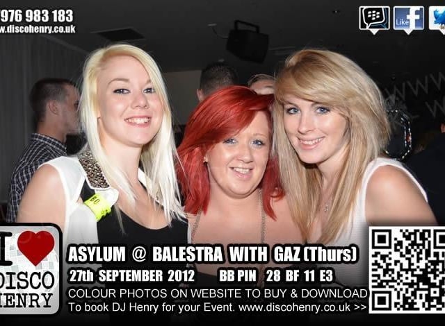 Nostalgic pictures from a 2012 night out at Balestra