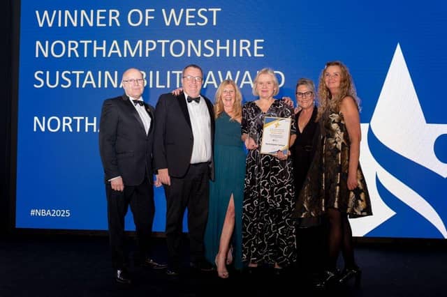 Northampton College has won the West Northamptonshire Sustainability Award at the Northamptonshire Business Awards. Credit Nick Freeman Photography