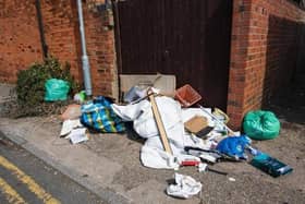 Here are the 10 Northampton streets with the most reported fly tipping incidents this year. Photo: Leila Coker.