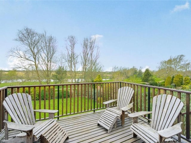 The agent says this home is good for family living and entertaining.