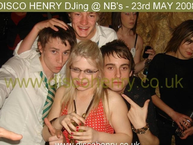 Nostalgic pictures from a Friday night out at NB's