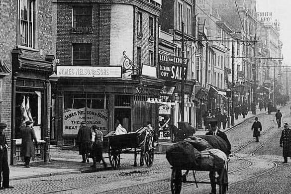 Bottom of Gold Street. Pre 1930s.