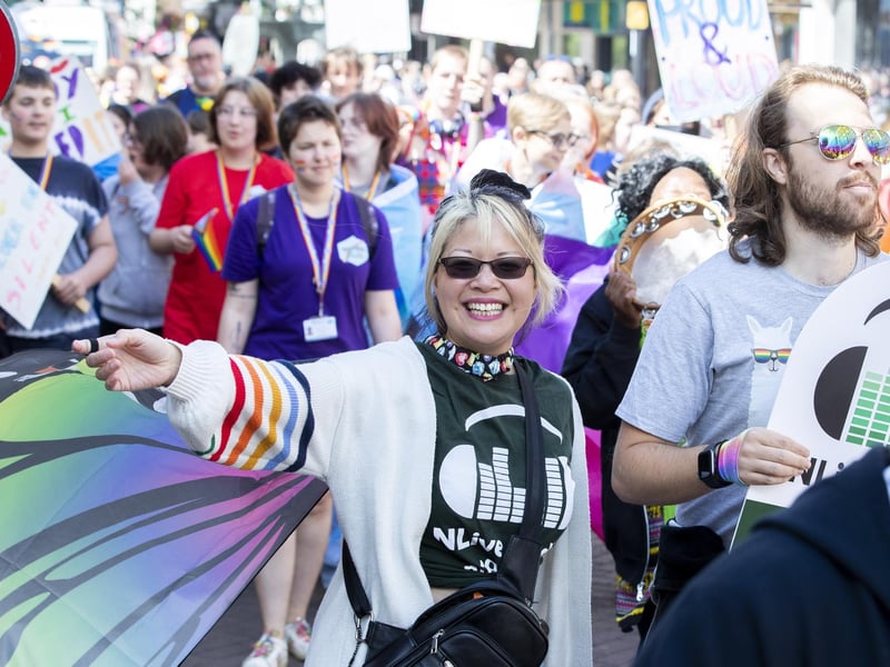 The Northampton Pride celebrations in 2022.