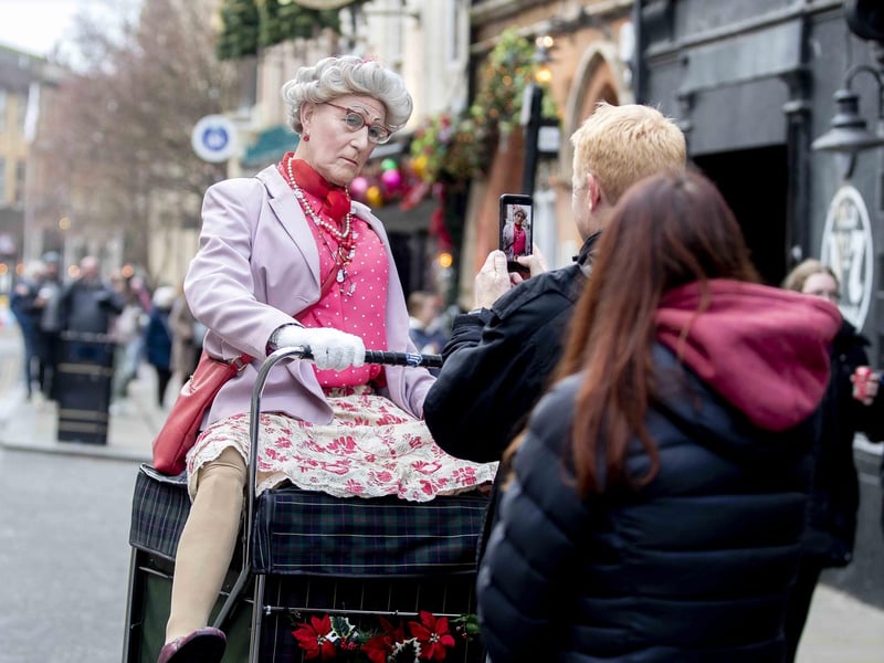 St Giles’ Street was closed to traffic to allow shoppers to walk freely down the road, which created a welcoming, community feel.