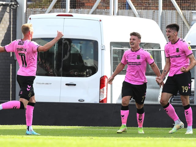Flying start to the season with three goals in two games and this was another fantastic finish that so nearly gave Cobblers a second win... 7