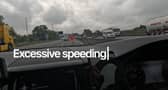 Northamptonshire Police has released a video of some of the offences caught on camera