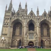 Local students spend time learning about the amazing history of Peterborough Cathedral