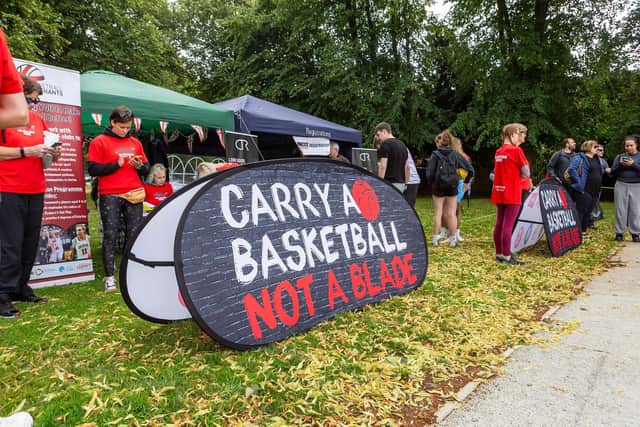This new initiative comes off the back of the launch of 'carry a basketball not a blade' campaign.