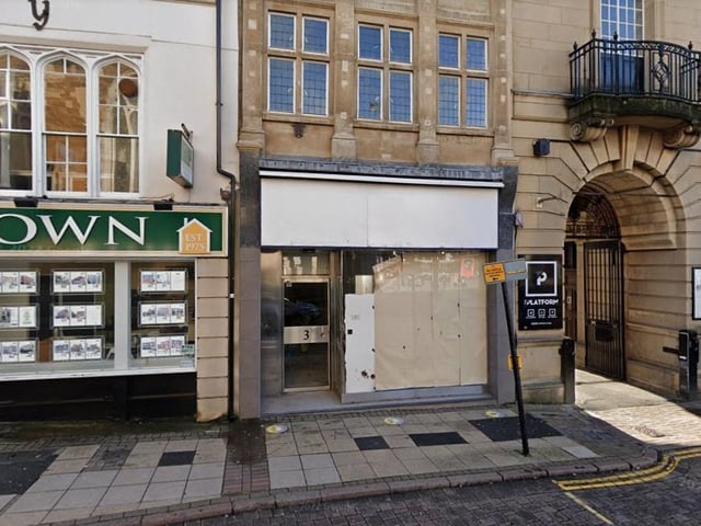 Plans have been submitted to convert this vacant unit in George Row into a takeaway and cafe